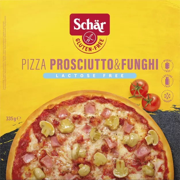 Pizza Bontà d´Italia Prosciutto & Funghi Schär