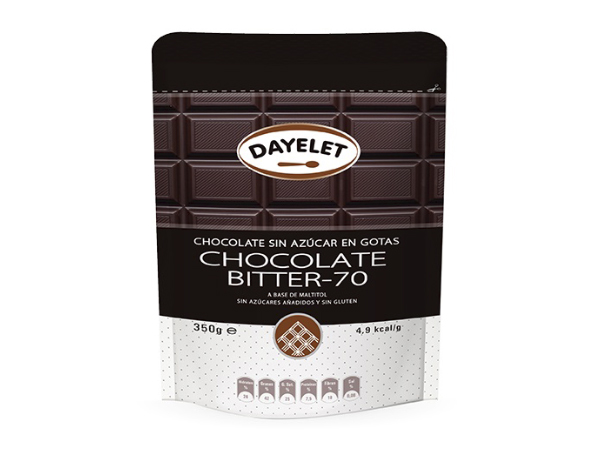 Chocolate Bitter en gotas 72% cacao Dayelet