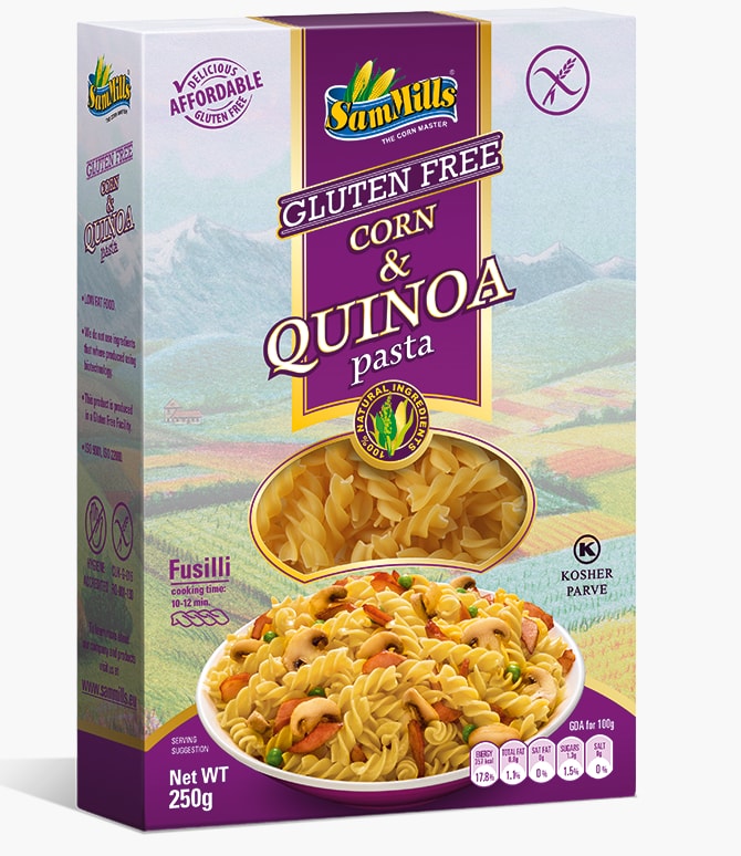 Espirales de Maíz y Quinoa Sam Mills