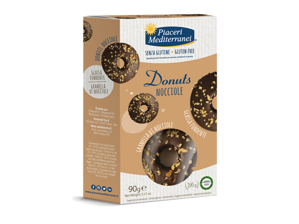 Donuts Nocciole sin gluten con avellanas