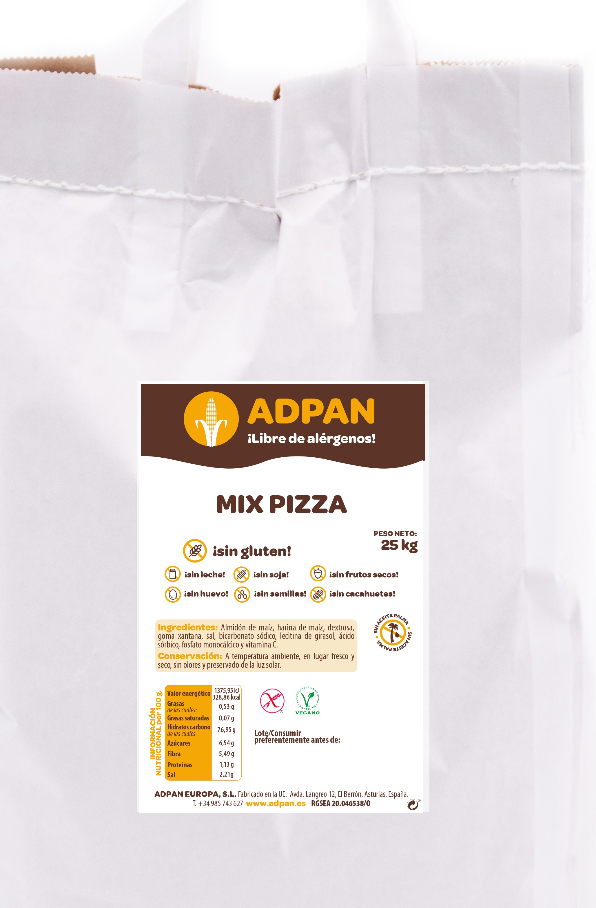 Mix Pizza ( base ) 25kg