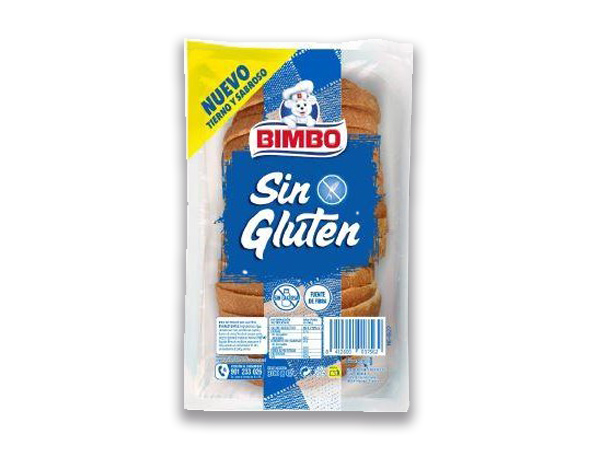 Pan de molde sin gluten Bimbo