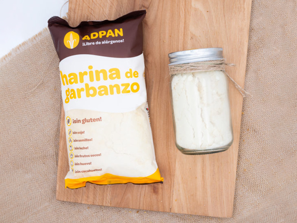 Harina de garbanzo Adpan 1kg – Sin trazas de leche