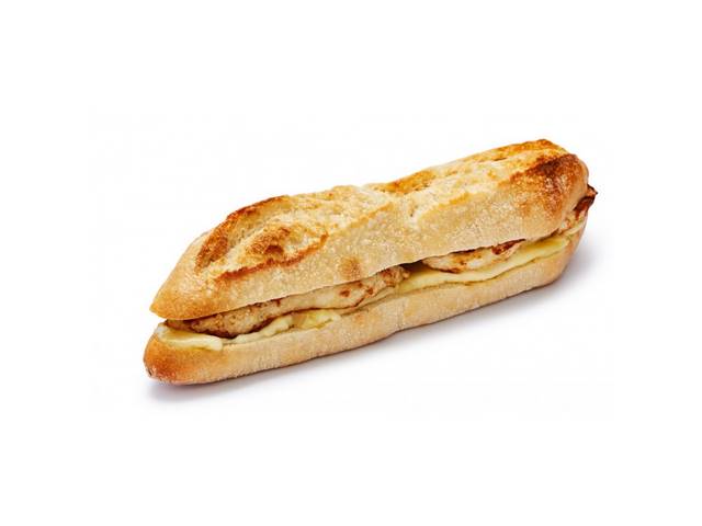 Bocadillo de pollo, queso y cebolla Manacel