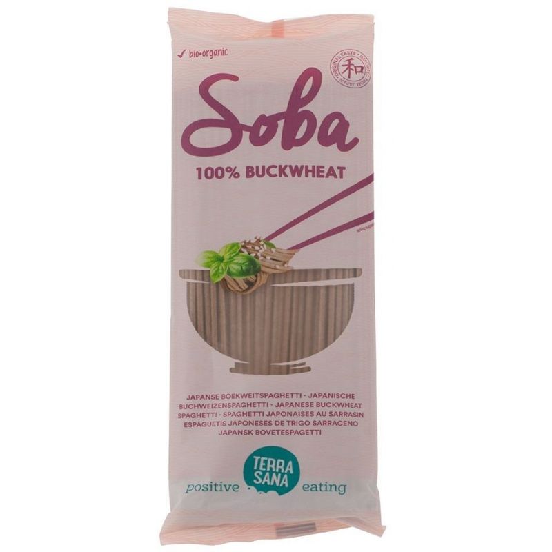 Soba 100% Espaguettis Japoneses de Trigo Sarraceno Terrasana