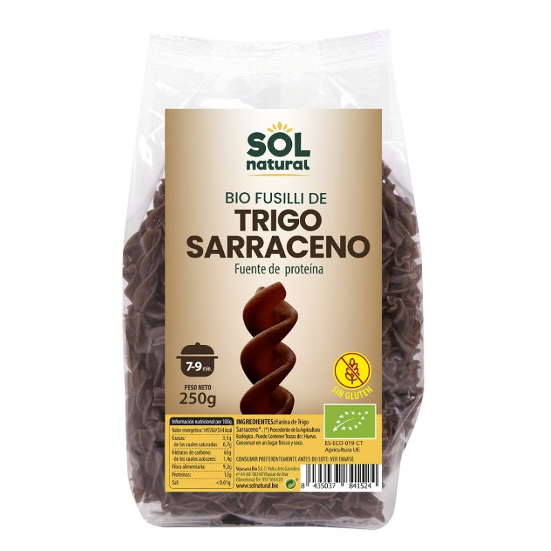 Fusilli Trigo Sarraceno Bio Sol Natural