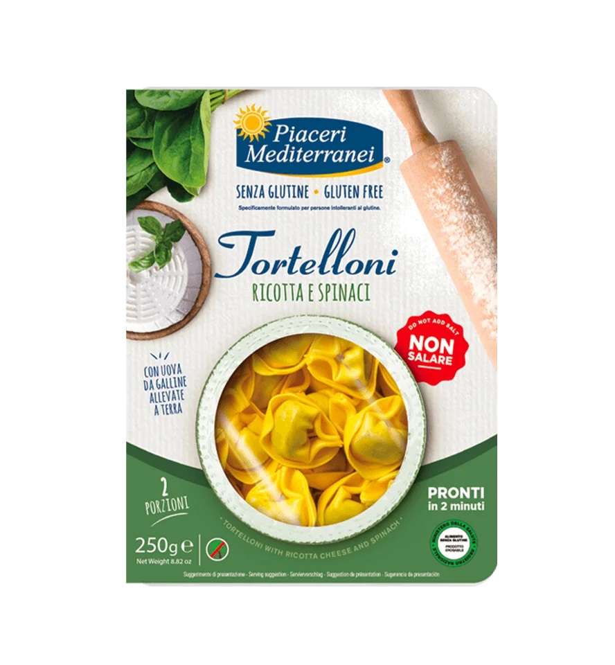 Tortellini Ricotta y Espinacas Piaceri Mediterránei