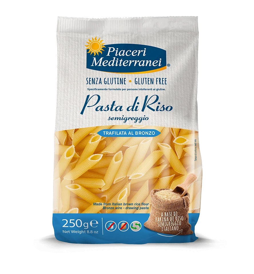Penne (Macarrones) Rigate Riso Piaceri Mediterránei