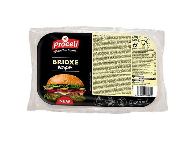 Pan Burger Brioxe 2uds (180g) Proceli