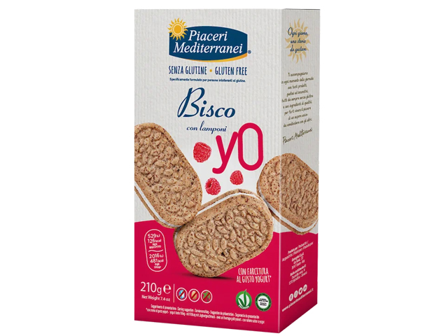 Biscoyo Frambuesa 210g Piaceri Mediterránei