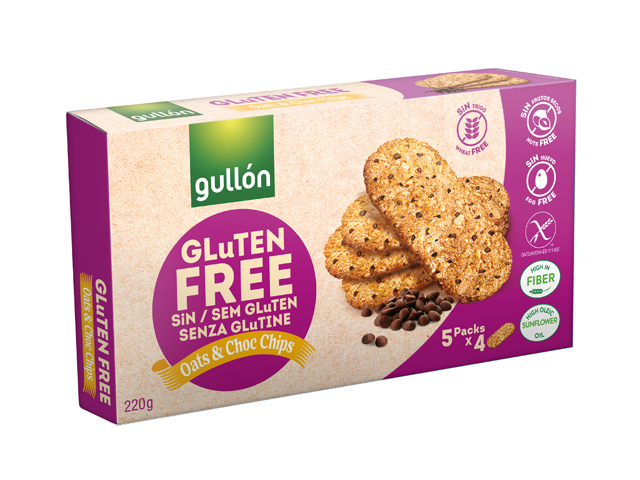Galletas Desayuno Avena Chips Choco 220g Gullón