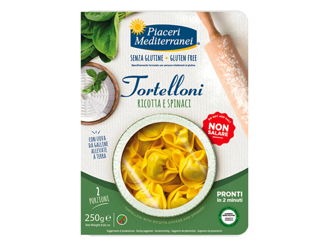 Tortellini Ricotta y Espinacas 250g Piaceri Mediterránei