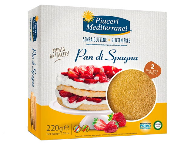 Pan di Spagna (BIzcocho) 220g Piaceri Mediterránei