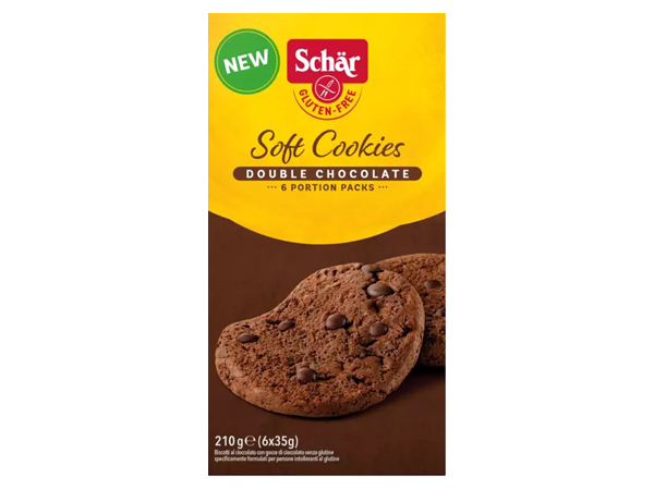 Soft Cookies Double Chocolate Schär