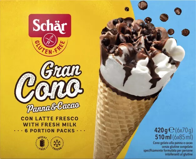 Gran Cono Schär (Conos de nata y chocolate)