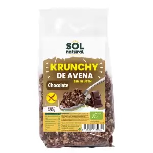 Krunchy de avena con chocolate bio Sol Natural