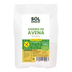 Harina de avena integral sin gluten Sol Natural