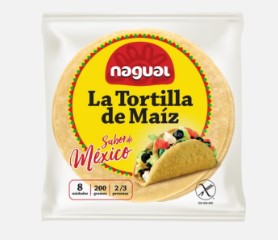 Tortillas Maíz Amarillo Sabor de México Nagual