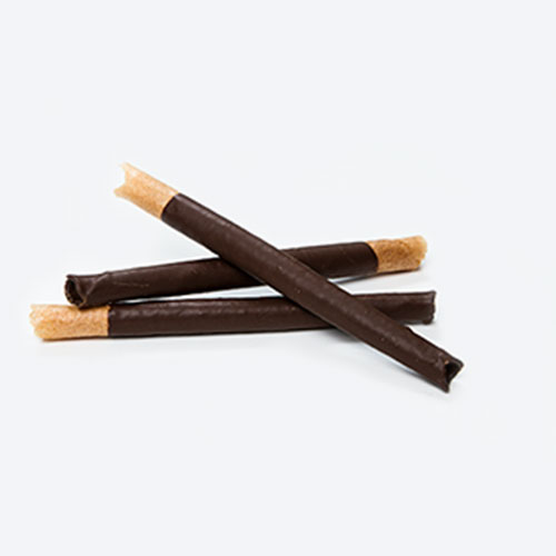 Barquillos de chocolate