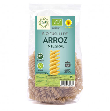 Fusilli Arroz Integral Bio 250g Sol Natural