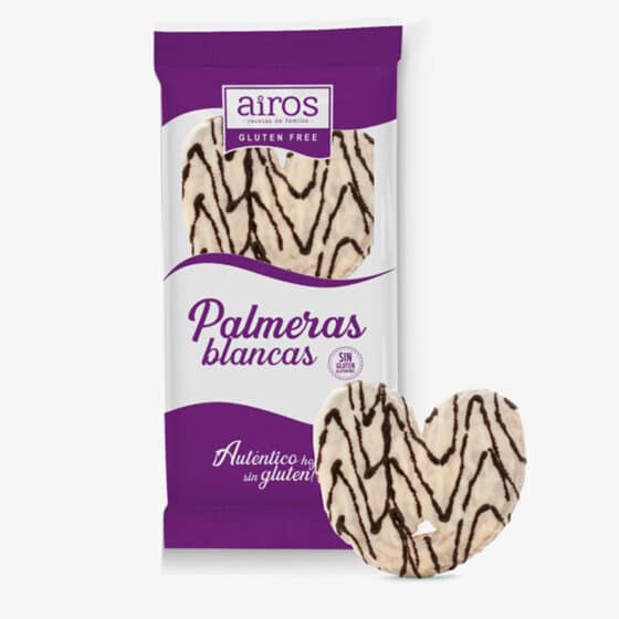 Palmeras de chocolate blanco - Airos