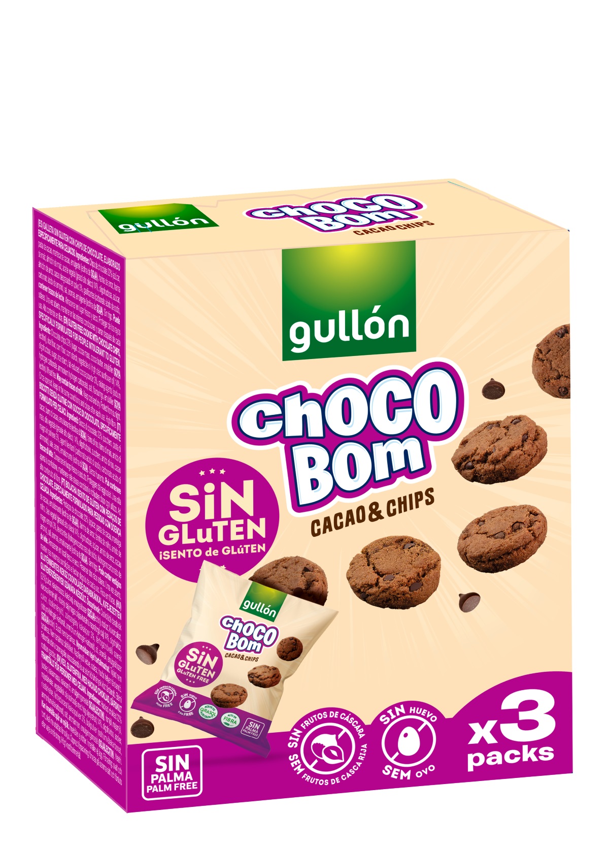 Galletas Choco Bom Gullón 