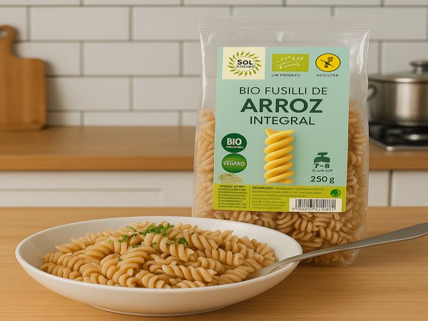 Fusilli Arroz Integral Bio 250g Sol Natural