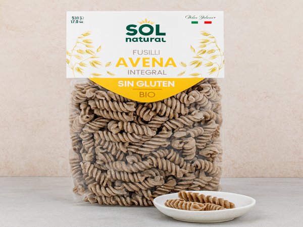 Fusilli Avena Integral Bio 250g Sol Natural