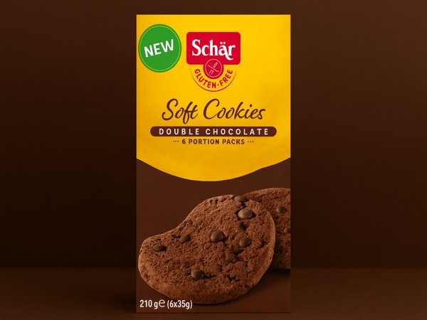 Soft Cookies Double Chocolate Schär