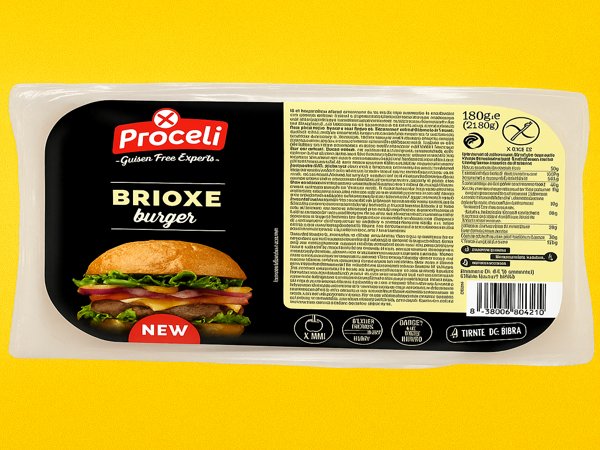 Pan Burger Brioxe 2uds (180g) Proceli