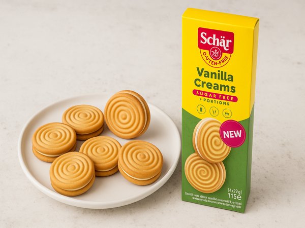 Galletas Vanilla Creams Sin Azúcar 115g Schär