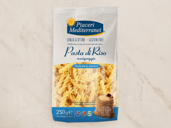 Fusilli Riso 250g Piaceri Mediterránei