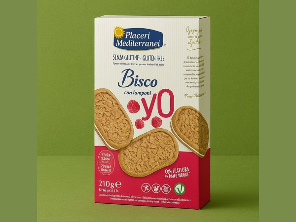 Biscoyo Frambuesa 210g Piaceri Mediterránei