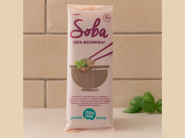 Soba 100% Espaguettis Japoneses de Trigo Sarraceno 200g Terrasana