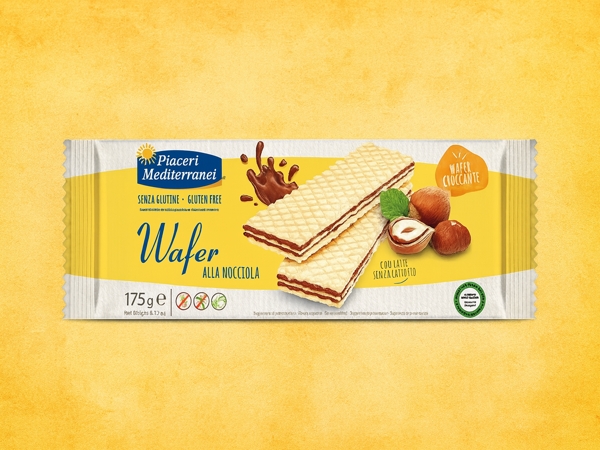 Wafers Nocciola 175g Piaceri Mediterranei