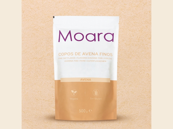 Copos de avena finos sin gluten Bio Moara