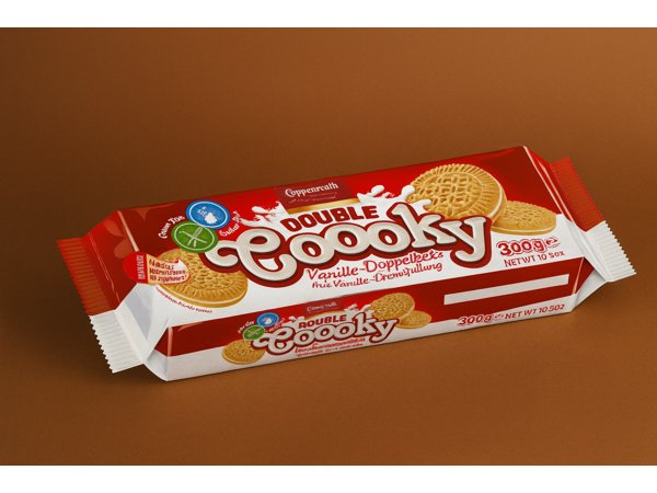 Galletas double cooky vainilla sin gluten