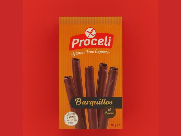 Barquillos al Cacao Proceli