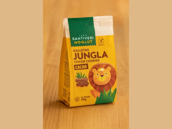 Galletas Jungla Cacao Noglut