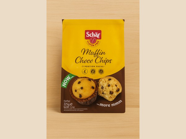 Muffins Choco Chips 5x45g Schär