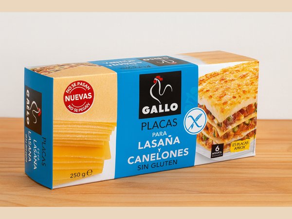 Placas para lasaña y canelones