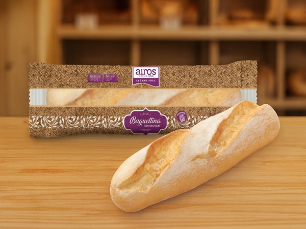 Baguettina con envase horneable