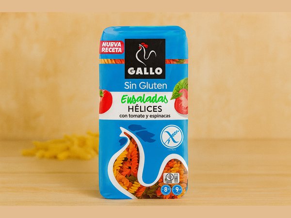 Helices Vegetales Sin Gluten Gallo