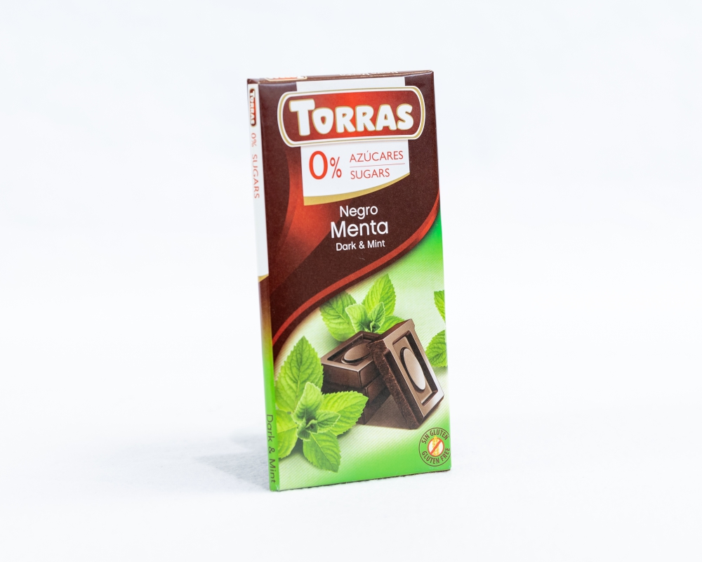 Chocolate con Menta Sin Azúcar