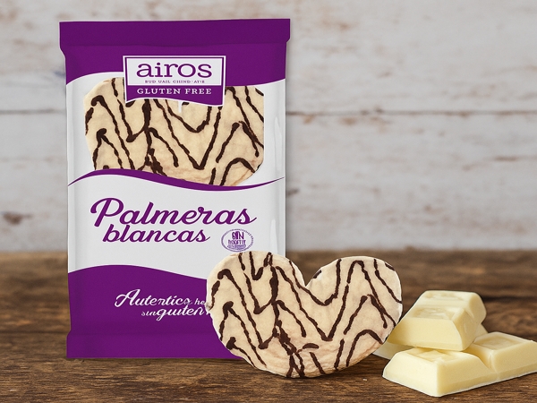 Palmeras de chocolate blanco - Airos