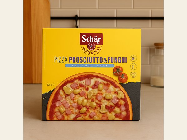 Pizza Bontà d´Italia Prosciutto & Funghi Schär