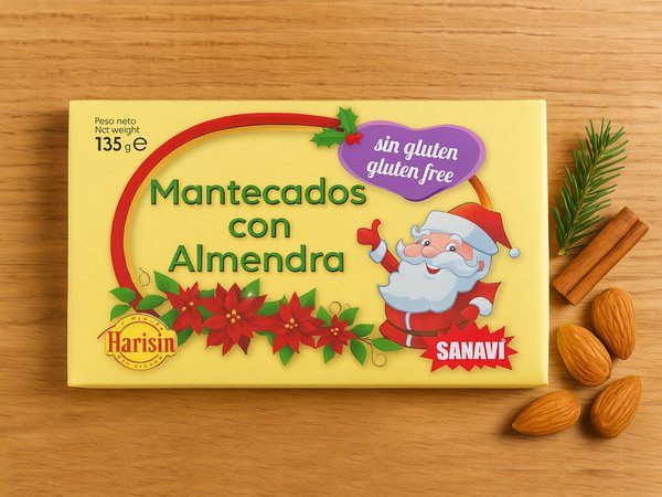 Mantecados con almendra Harisin