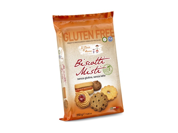 BISCOTTI MISTI 250 G/SHORTBREAD BISCUITS 250 G IL PANNE DI ANNA