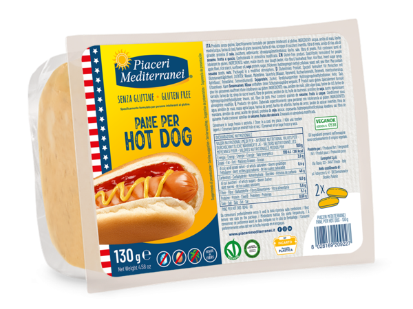 PANE PER HOT-DOG PIACERI MEDITERRANEI