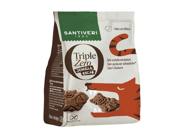 Galletas jungla cacao triple zero 